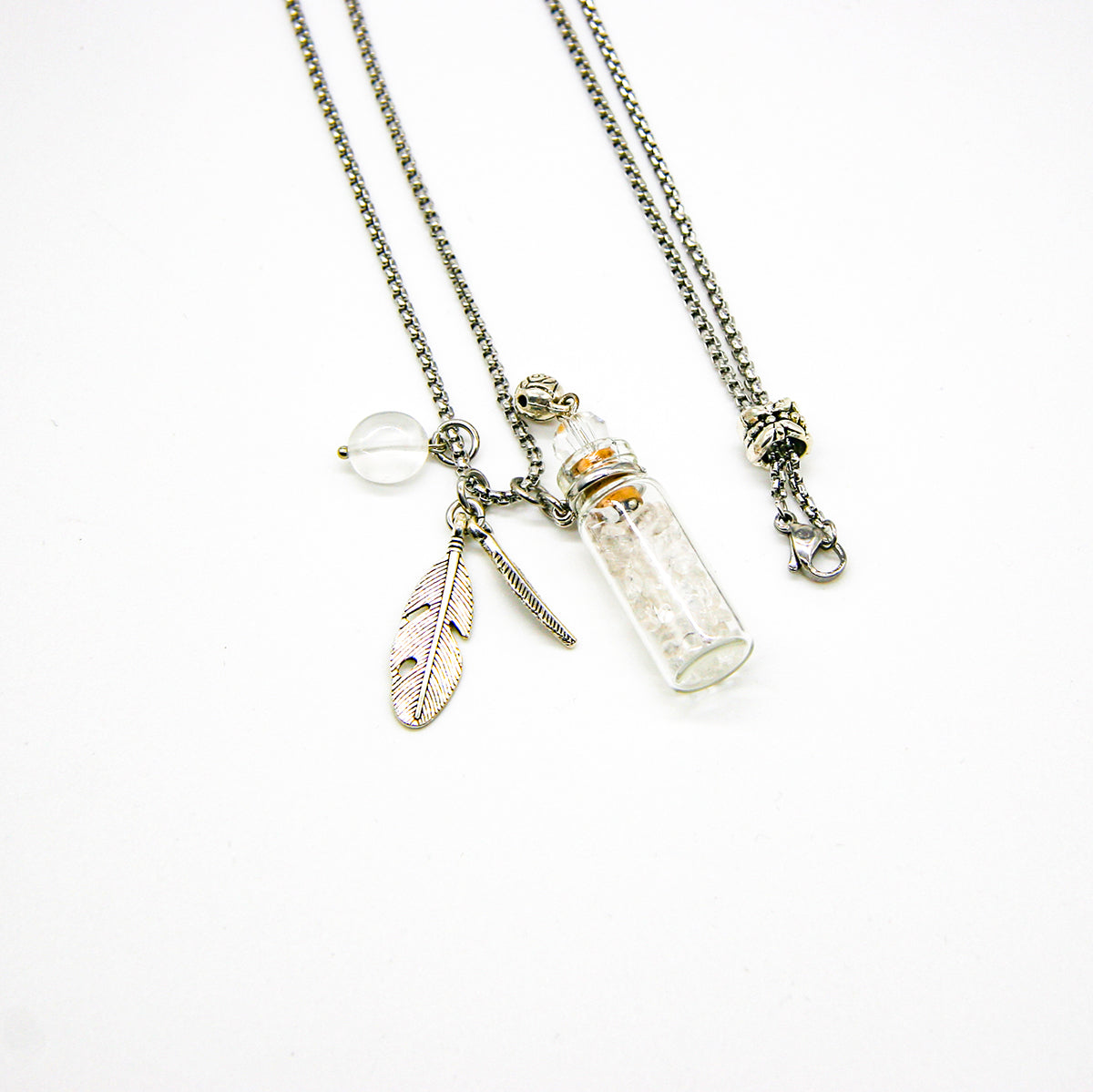 Clear Quartz Diffusing Necklace | Energy & Healing | Diffusing on the go | Perfect Gift