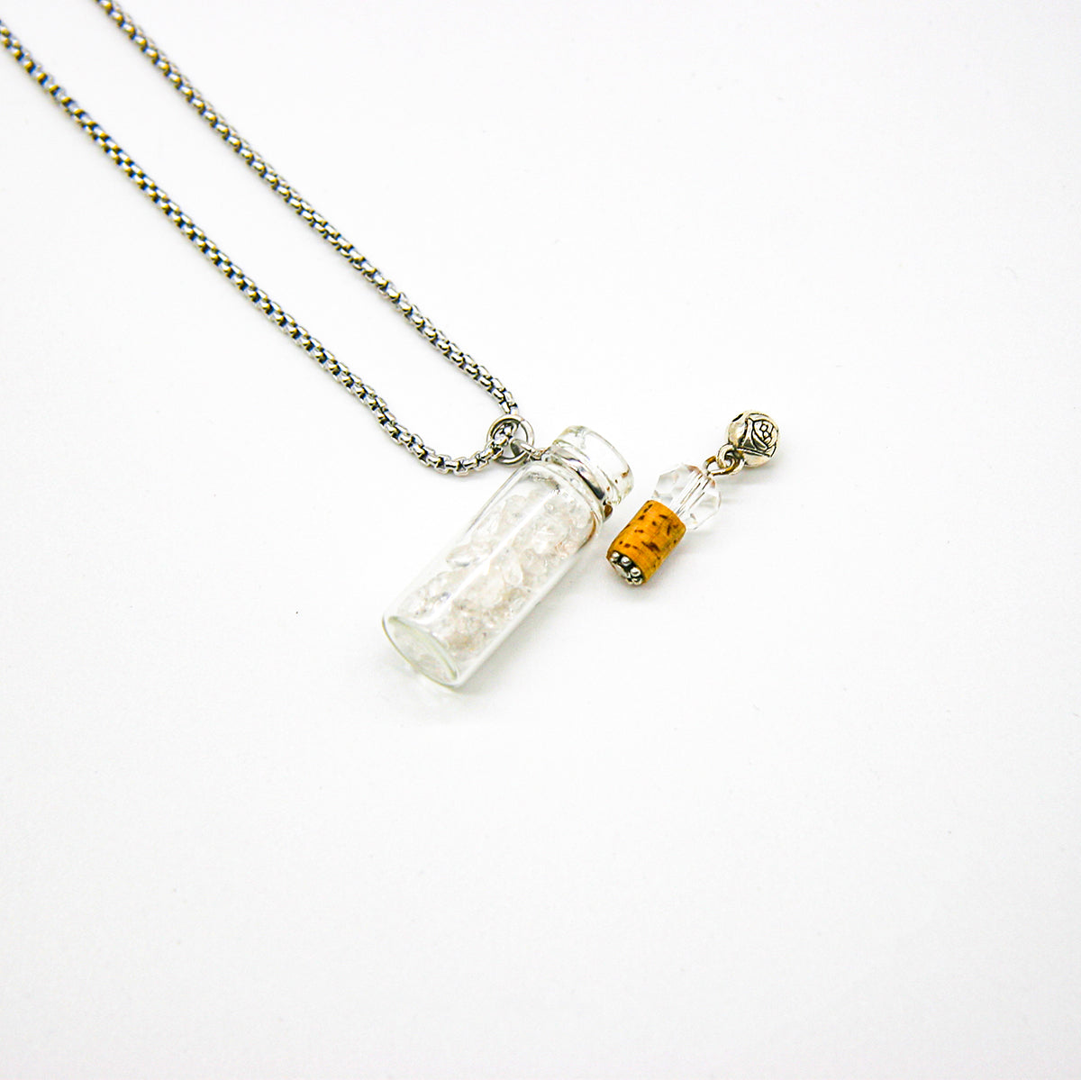 Clear Quartz Diffusing Necklace | Energy & Healing | Diffusing on the go | Perfect Gift