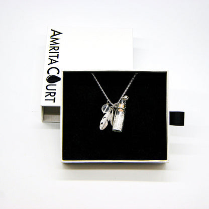 Clear Quartz Diffusing Necklace | Energy & Healing | Diffusing on the go | Perfect Gift