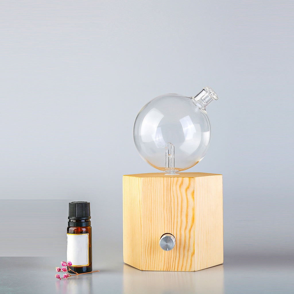 Geo Series "Hexagon" Nebuliser | Waterless Aroma Diffuser | No Plastics Pure Essential Oil Diffusing